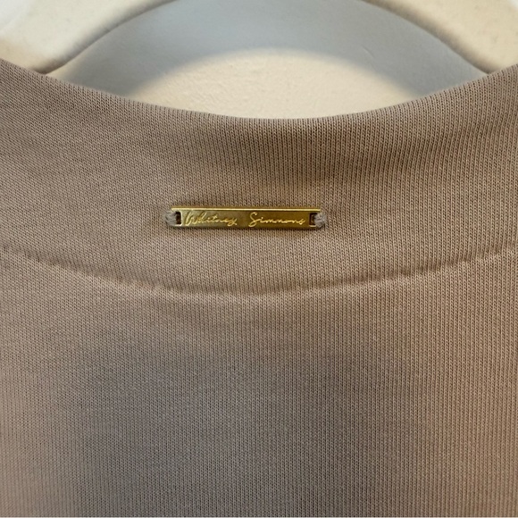 GYMSHARK + Whitney Simmons Oversized Open Front Long Cardigan in Beige Size M - Picture 7 of 8